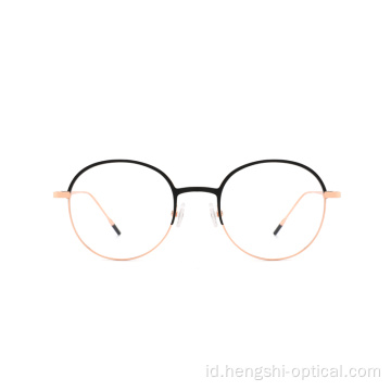 Fashion baru optik blue light membaca logam retro bingkai bingkai kacamata